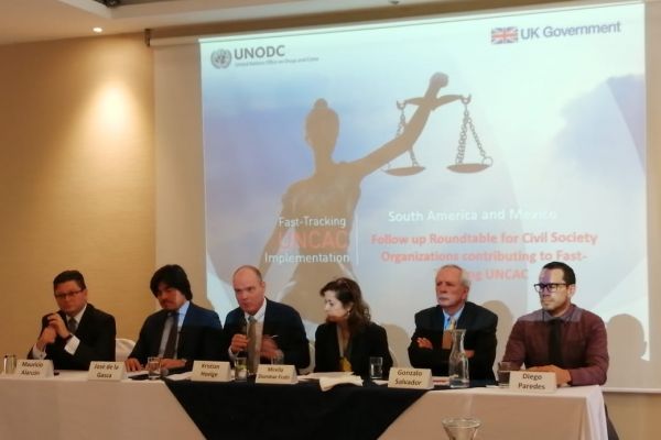 Mesa Redonda de Seguimiento para Organizaciones de la Sociedad Civil (OSCs) que contribuyen a la Aceleración de la Aplicación de la Convención de las Naciones Unidas contra la Corrupción (CNUCC) en América Latina